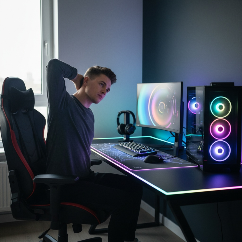 Les meilleurs exercices pour éviter de finir cassé en deux après 8h de gaming